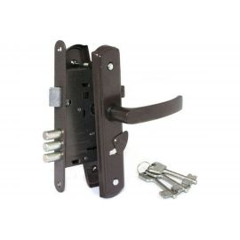 Врезной замок СТРОММАШИНА ЗВ 9-4-1-4-15 корич. 6487 