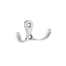 Крючок Tech-Krep 207, 2-х рожковый, матовый хром 1 шт 129923 
