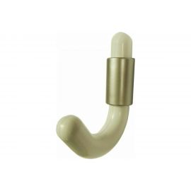 Малый крючок Левша пласт. белый / металлик У8-6830 