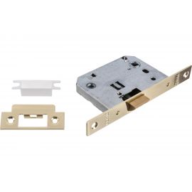 Полиамидная сантехническая защелка РЕНЦ бесшумный механизм, латунь блестящая INLB 2070 plastic B 