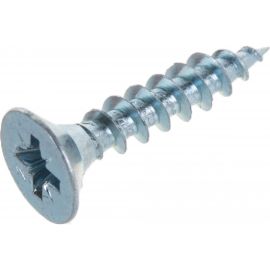 Потайной универсальный шуруп Метизный двор 6,0x30, белый, 9 шт. 4690441019332 