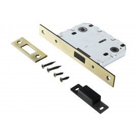 Защелка Аллюр L7050-MS MAB (матовая бронза; магнитная; без ручек; с фиксатором) 11554 