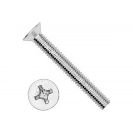 Винт BEFAST DIN 965, потай, покрытие цинк, М4х35, 50 шт. 965F0403550S 