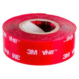 Монтажная лента 3M VHB прозрачная, двусторонняя, 19 мм, 1.5 м 4687202276141 