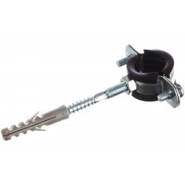 Трубный хомут с гайкой ЗУБР оцинкованный, в комплекте с сантехнической шпилькой 37866-25-29 