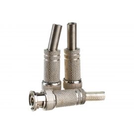 Разъем штекер PROCONNECT BNC под пайку с пружиной металл, универсальный, 05-3075-4 