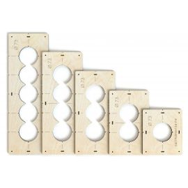 Комплект шаблонов для подрозетников под коронку 73 мм BM-006-73 