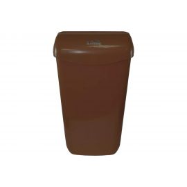 Корзина для мусора LIME 11 л, подвесная, с держателем мешка, коричневая 974115 