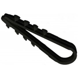 Дюбель хомут Экопласт 19-25 мм, чёрный, 100 шт. 40425BL 