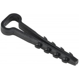 Дюбель хомут IEK 5х8 мм, нейлон, черный, 100 шт. UHH36-5-8-100 