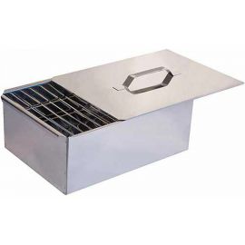 Двухъярусная коптильня с поддоном TEHNOLIT 48х28х17см 