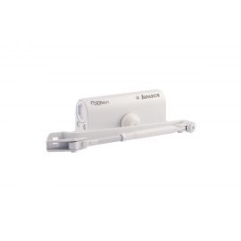 Дверной доводчик с фиксацией НОРА-М Isparus 430F (морозостойкий; от 50 до 110 кг; белый) 18403 