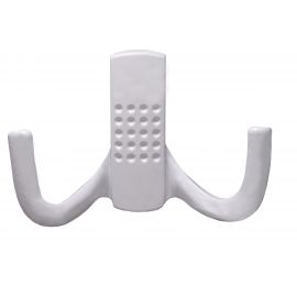 Крючок-вешалка со скрытым креплением Трибатрон КВС-2 белый 4373 