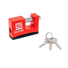 Навесной всепогодный замок БУЛАТ ВС 1-К75 ПЛ d=12 мм 13322 