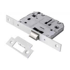 Сантехническая защелка с отверстием для завертки PUERTO белый INLB 1070 White 