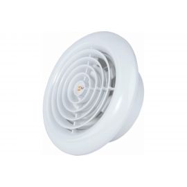 Вентилятор для ванной MMOTORS JSC мм 100 круглый, белый, (с обратным клапаном) 1030 