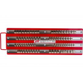 Реечный держатель головок 1/4х20шт 3/8х30шт 1/2х30шт 440х150мм JTC-3413:1552 