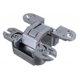 Скрытая петля CEMOM MOATTI ESTETIC 60/A 3D матовый хром, для компланарных дверей, регулируемая, вес полотна 50кг, 29x111,5мм 51527 