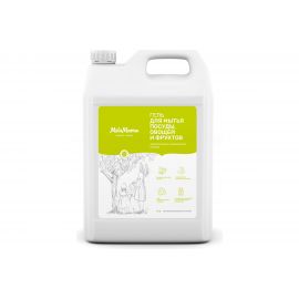 Биоразлагаемый гель для мытья посуды, овощей и фруктов MeloMama Луговой романс, 5 л 77036 