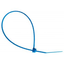 Нейлоновые стяжки FORTISFLEX КСС 5х300 синий 100 штук 61332 