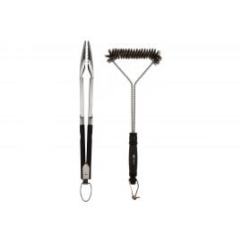 Набор: щипцы и щетка для барбекю и гриля СОКОЛ Комфорт 62-0049 