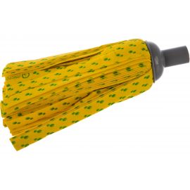 Насадка для швабры CISNE с резьбой ленточная микрофибра жёлтый 100540-01 