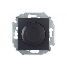 Поворотно-нажимной регулятор напряжения Simon 500Вт, 230В, винтовой зажим, графит 1591311-038 