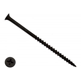 Саморез по дереву КРЕП-КОМП черный 4,8х102, 10 шт. чд102мф 