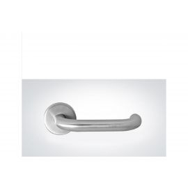 Ручка для противопожарной двери CRIT РФ-1118 из нержавеющей стали, на розетке 04940 