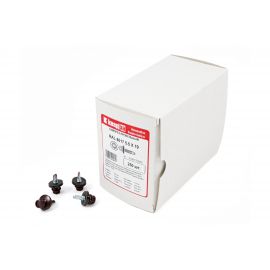 Кровельный саморез КВАДРА 5.5x19, RAL 8017 шоколад, сверло PT. 3, кор. 250 шт. 519801703250 