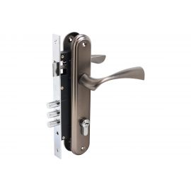 Врезной замок БУЛАТ ЗВ4-3.03.03 НОМОС (графит; 5 перфоключей; с ручками) 13967 