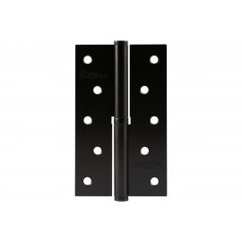 Петля НОРА-М 750-5"" черная, левая, 125x75x2.5 18487 