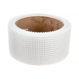 Строительная армирующая сетка GAVIAL самоклеящаяся сетка, серпянка для швов гипсокартона, ГОСТ, 45 мм х 20 м 00002444 