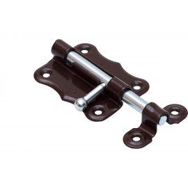 Фигурная задвижка СКОБЯНОЙ ШФ-50 коричн./цинк 002366 