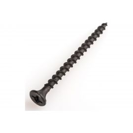 Саморез по дереву для ГКЛ Метизный двор 3,5х55, крупная резьба, оксидированный уп. 1 кг 4690441020802 