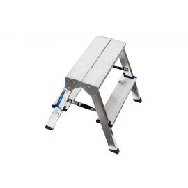 Двухсторонняя алюминиевая стремянка Алюмет AD A7202 