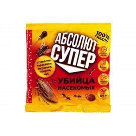 Средство от насекомых ООО Комус Абсолют СУПЕР дуст, 100 г АДС100 1403836 