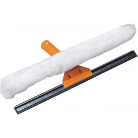 Набор для мойки окон держатель-сгон с шубкой, 35см, пластиковый, Baiyun AF06003 