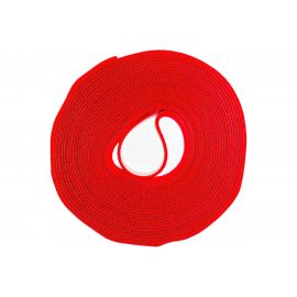 Стяжка-липучка NIKOMAX нарезаемая, в рулоне 5 м, ширина 25 мм, красная NMC-CTV05M-25-RL-RD 