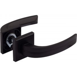 Дверная ручка НОРА-М 106К AL черный 17223 