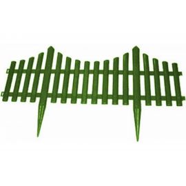 Заборчик Дачная мозаика Модерн декоративный темно-зеленый штакетник 10607 