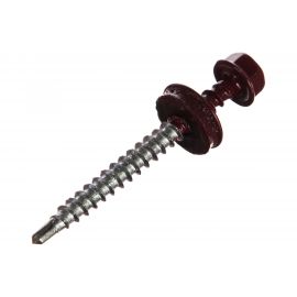 Кровельный саморез ГОСКРЕП 4.8х51 RAL 3005 красное вино, 40 шт., пл.конт 280 мл 2-0017590 