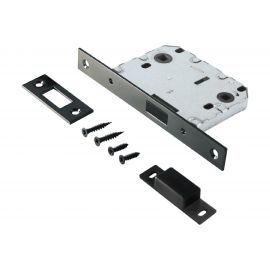 Защелка Аллюр L7050-MS BN (черный никель; магнитная; без ручек; с фиксатором) 11553 