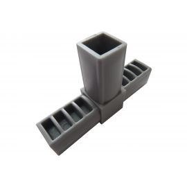 Пластиковый соединитель для трубы ПилотПро 25х25 мм, 3-пал., Т-обр 16512 