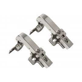 Петля Lemax prof clip-on с доводчиком 105 градусов для угла 90 градусов, Д110 Ш65 В30, никель 2pcs-M401-90 L 