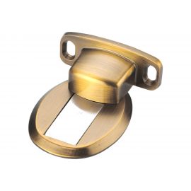 Дверной ограничитель магнитный, скрытой установки, Brante античная бронза 606786 