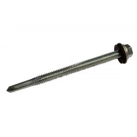 Кровельный саморез по металлу Daxmer №5 5,5х76 цинк 100шт 14831 