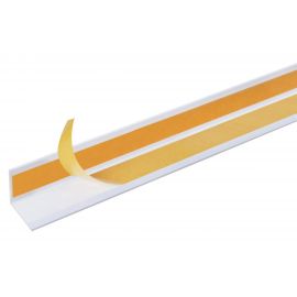 Самоклеящийся уголок GAH ALBERTS ПВХ, белый, 20х20х1х2600 мм 433437 