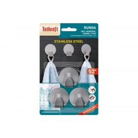 Самоклеящиеся крючки Tatkraft RUNDA 3 шт. 20023 