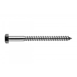 Сантехнический шуруп Стройметиз 8х60 DIN 571 цинк уп. 25 шт. коробка 2170664 